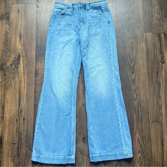 KanCan Denim - Women’s KanCan Wide Leg Jeans, Light Wash Size 7